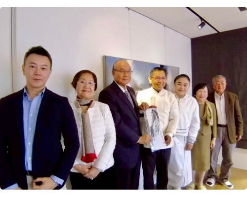 中華文化藝術 高崇雲總院長與沈鴻尉(Mark)特助會晤翡翠博物館胡焱榮大師